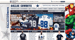 Desktop Screenshot of officialcowboysnflstore.com